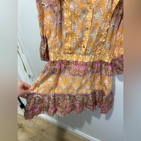 Sandro PARIS -Short Dress With A Mixed Scarf Print - Picture 10 of 15